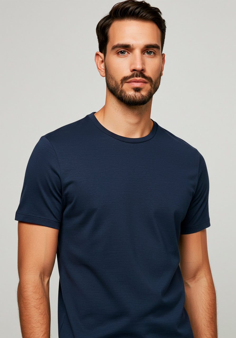 Camiseta Egípcio - Marinho