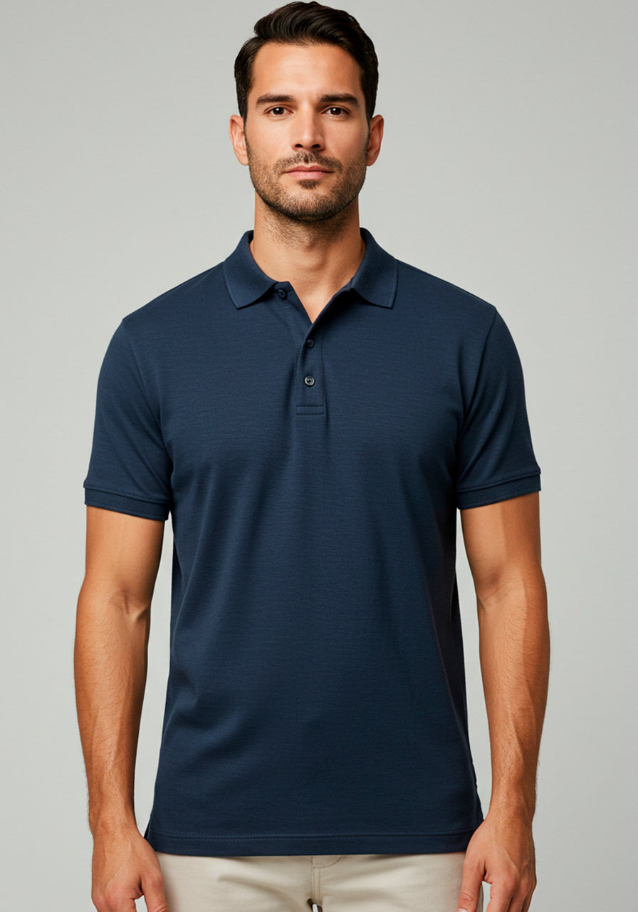 Polo Cotton Pima - Marinho