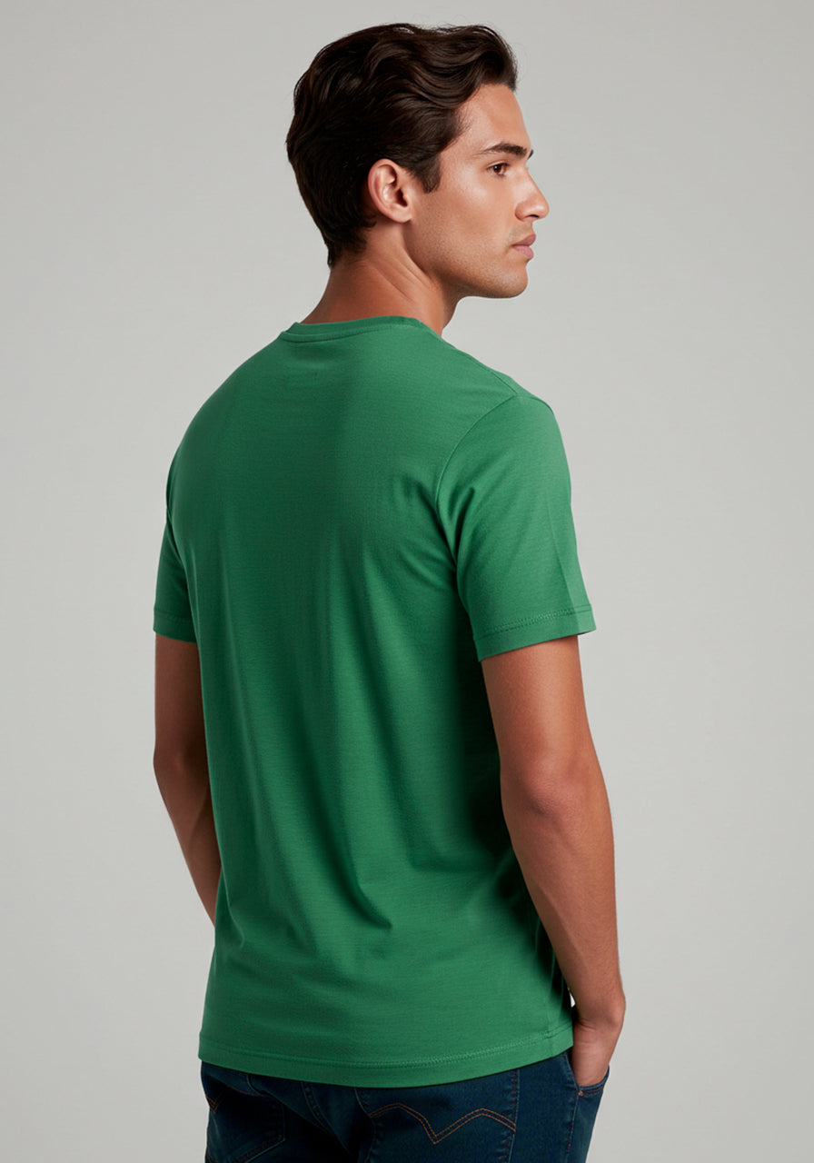 Camiseta Egípcio - Verde Folha