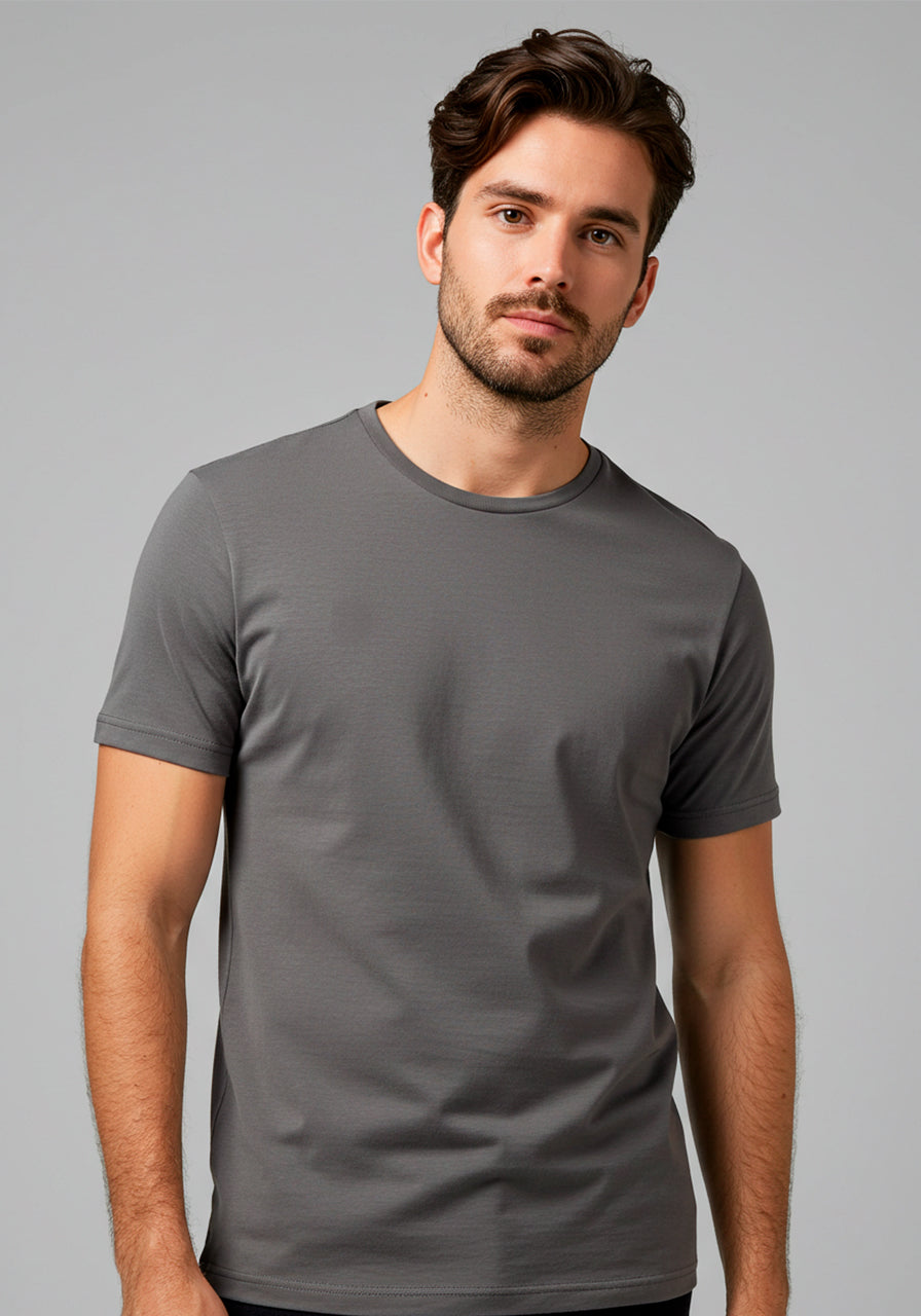 Camiseta Egípcio - Chumbo