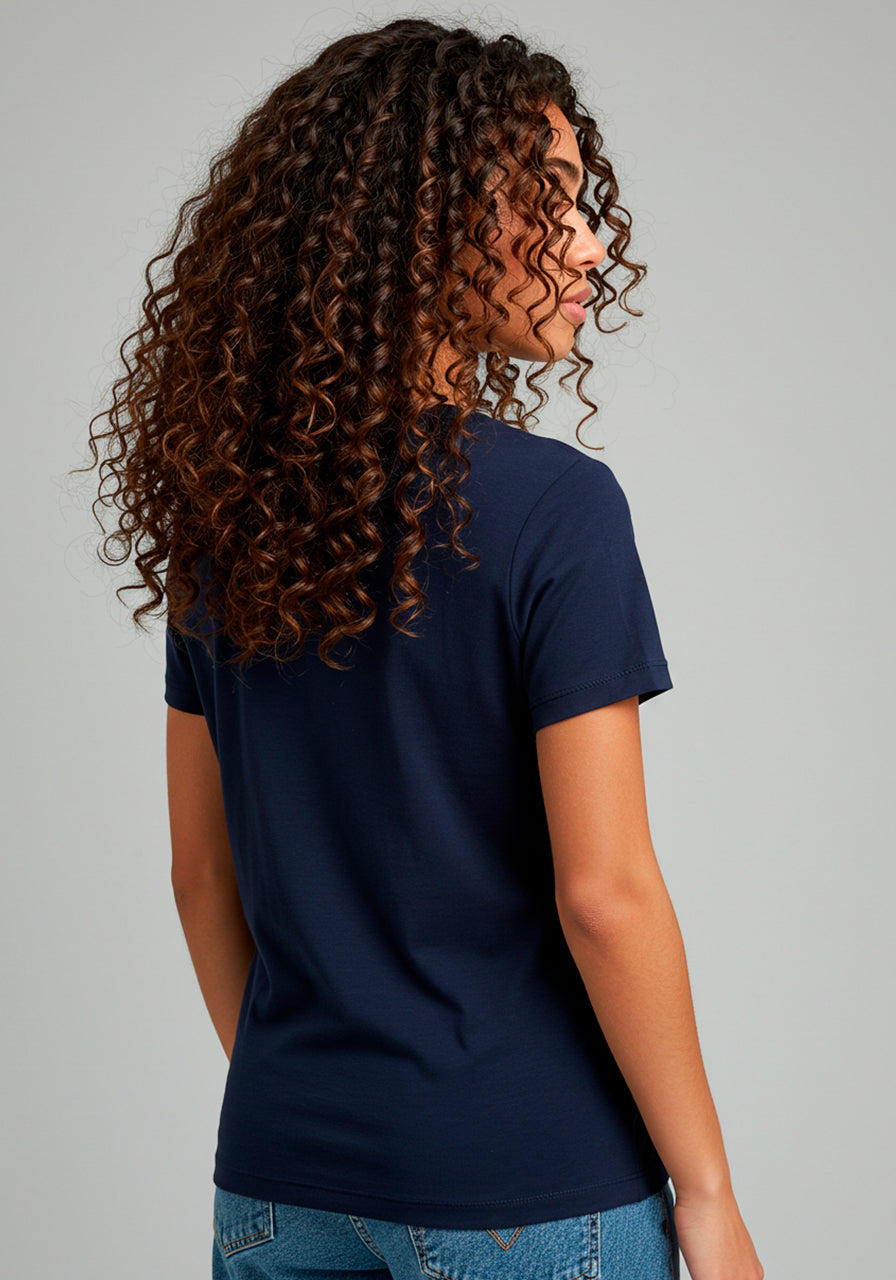 Camiseta Egípcio Feminina - Marinho